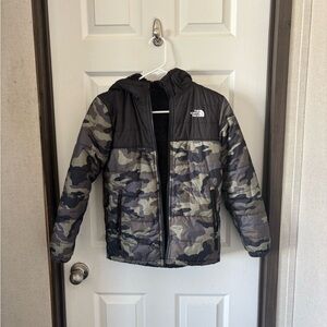 The North Face Kids Camouflage Puffer Jacket